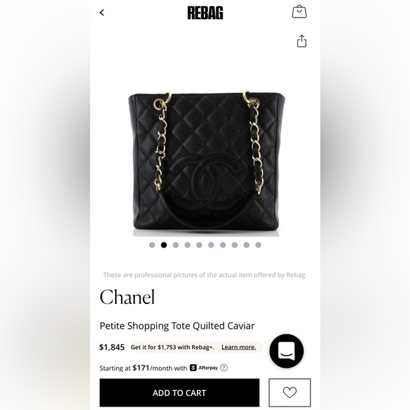 Chanel Petite Shopping Tote Bag - Picture 13 of 13